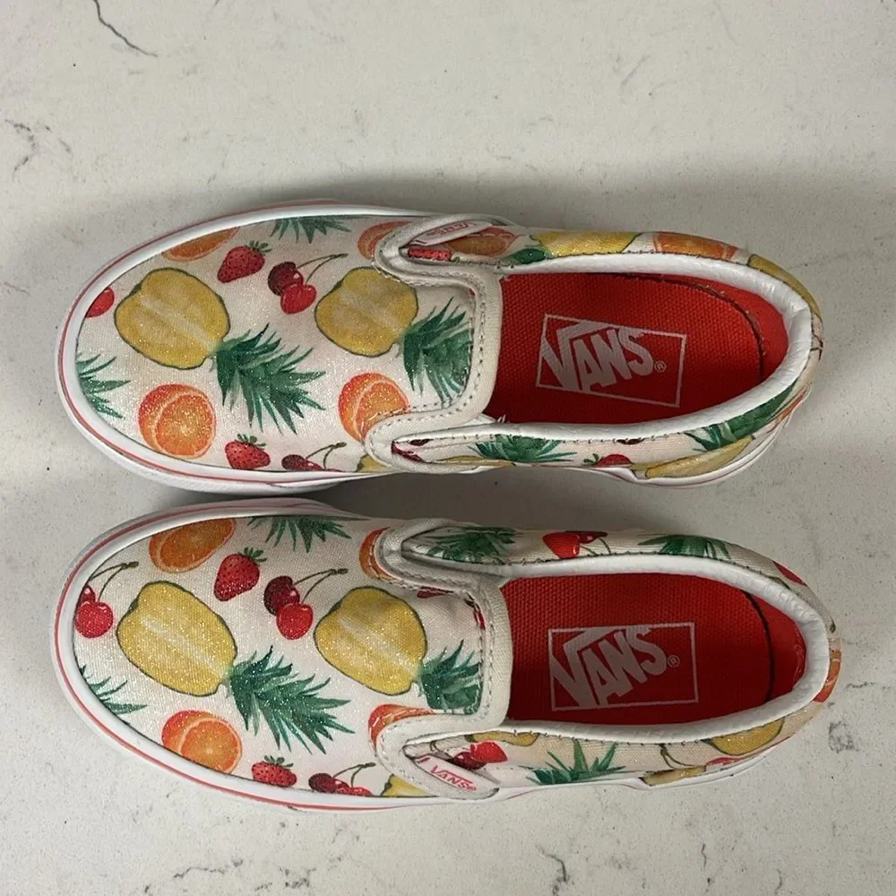 Vans Vans Slip On Fruit Sneakers Size 11 Topical Fruit